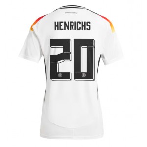 Fotbalové Dres Německo Benjamin Henrichs #20 Domácí Oblečení ME 2024 Krátký Rukáv